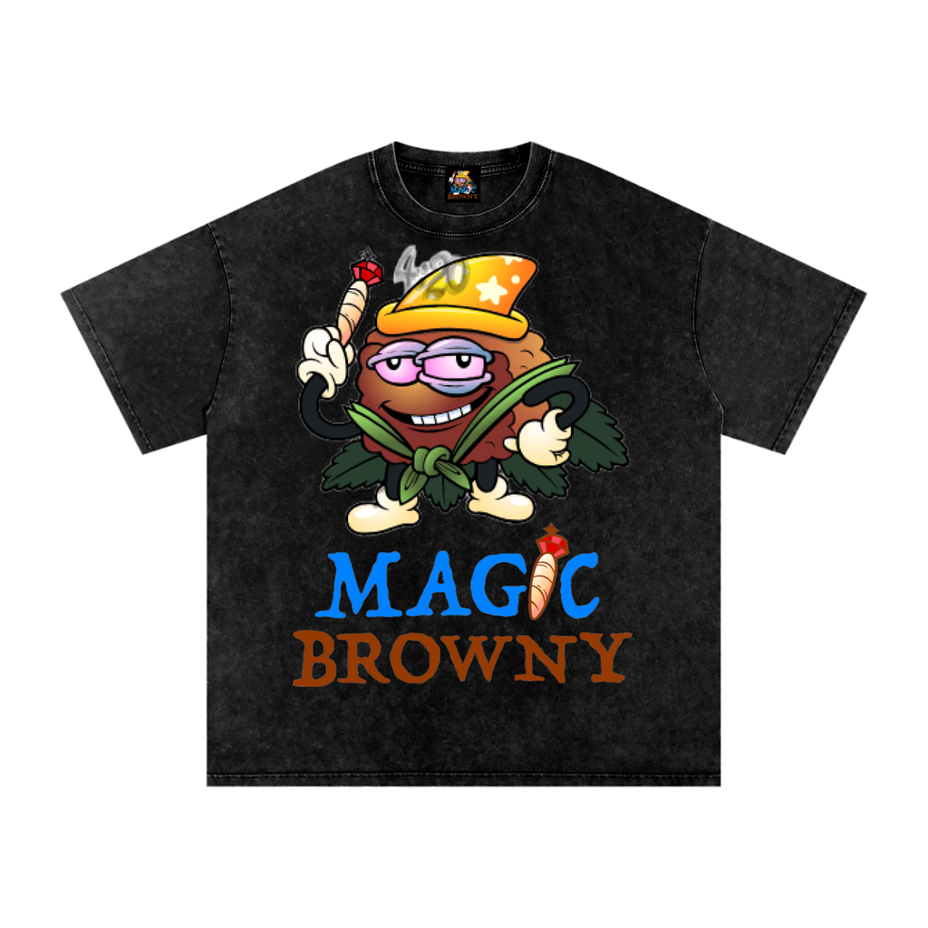 Magic Browny Oversized Cotton T-Shirt
