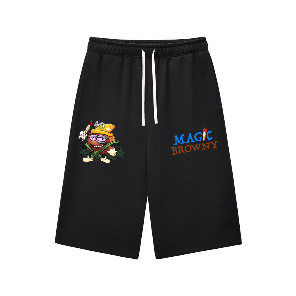 Magic Browny Drawstring Sweatshorts