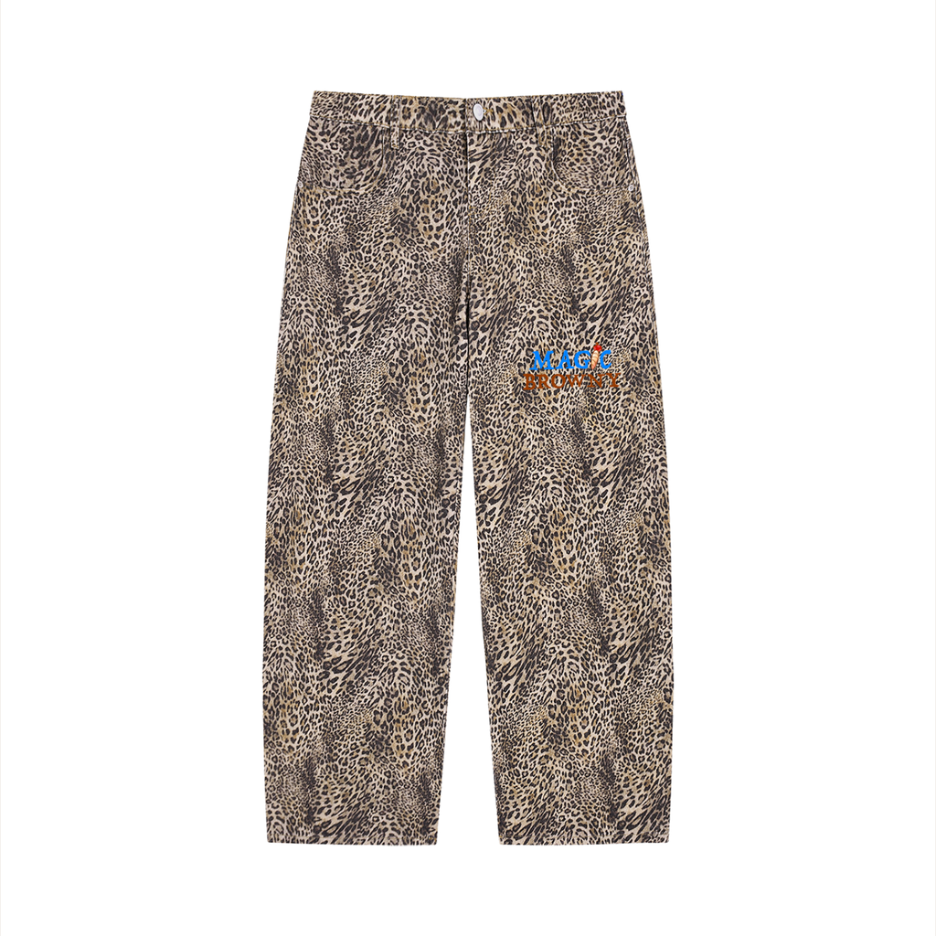 Magic Browny Leopard Jeans