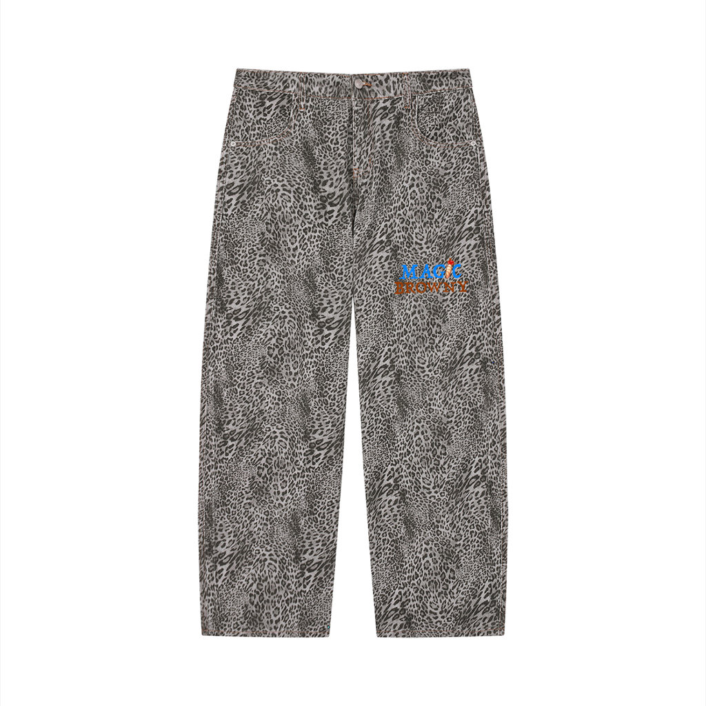 Magic Browny Leopard Jeans