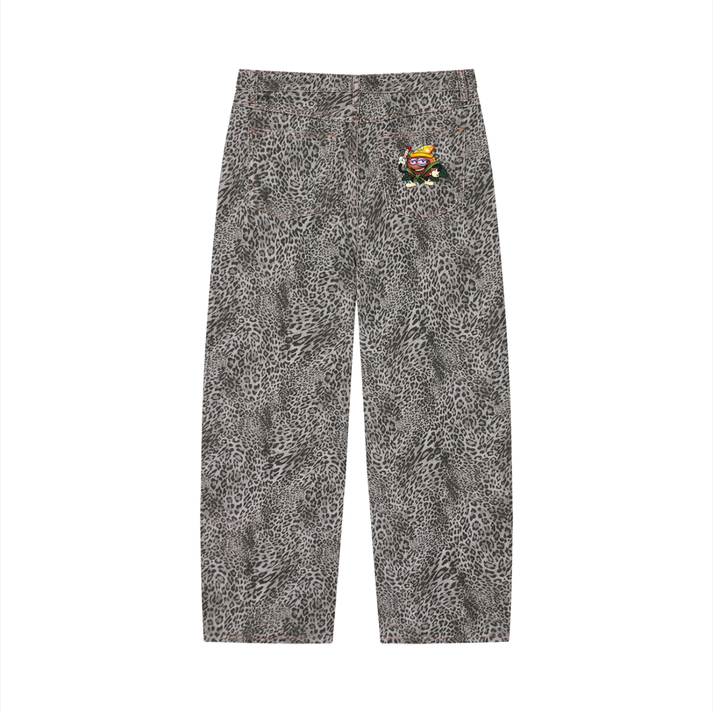 Magic Browny Leopard Jeans